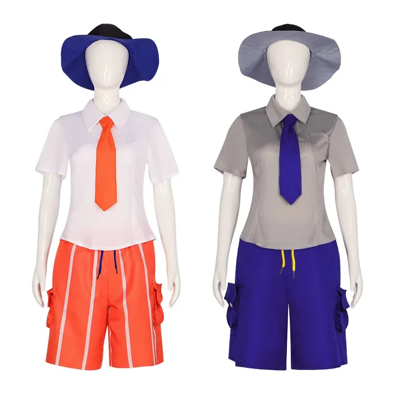 Scarlet And Violet Cosplay Costume Orange Academy And Grape Academy Uniform Game Cute Girl Set view 3