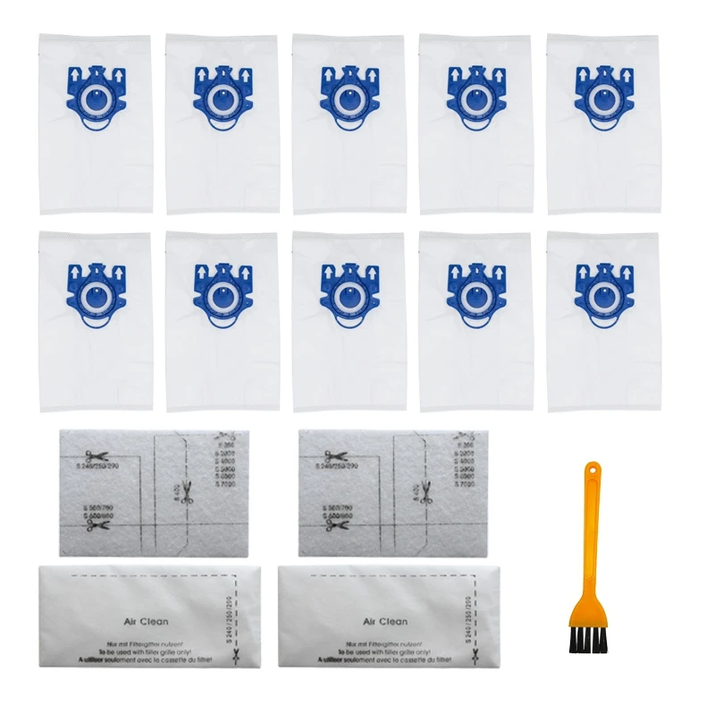 เหมาะสำหรับอะไหล่เครื่องดูดฝุ่น Miele GN ถุงเก็บฝุ่นถุงเก็บฝุ่นแบบนอนวูฟเวนชิ้นส่วนไส้กรองเครื่องดูดฝุ่น