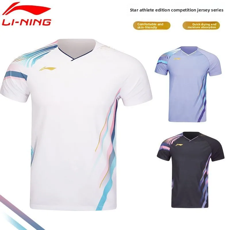

New LINING Badminton Robe Women's Competition Robe Moisture absorbing Quick drying Training Sportswear