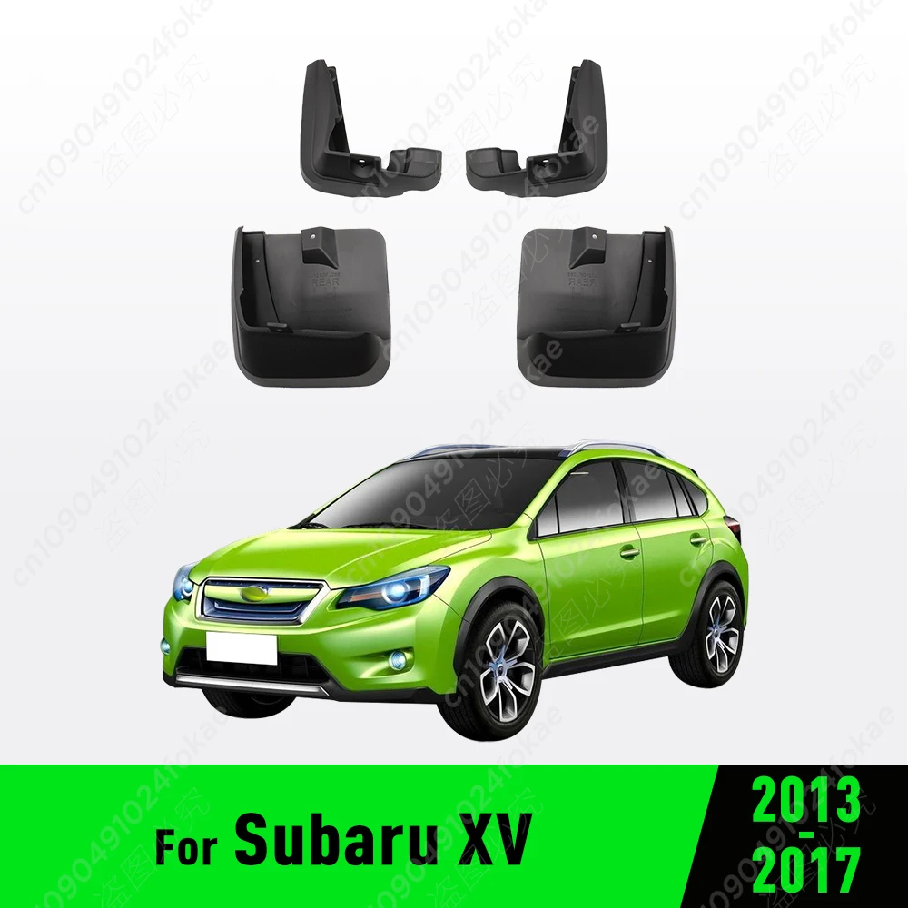 For Subaru XV Crosstrek 2013 2014 2015 2016 2017 Fender Mudguard Mud Flaps Guard Splash Flap Mudguards Car Accessories