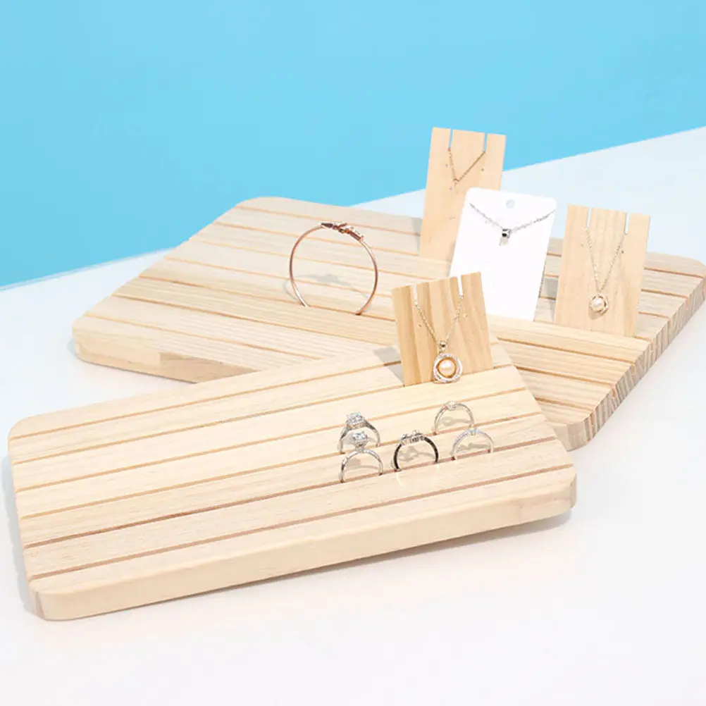

Wooden Earring Display Stand Small Earring Card Holder Desktop Organizer for Ear Studs Ear Jewelry Display Holder Jewelry Shop