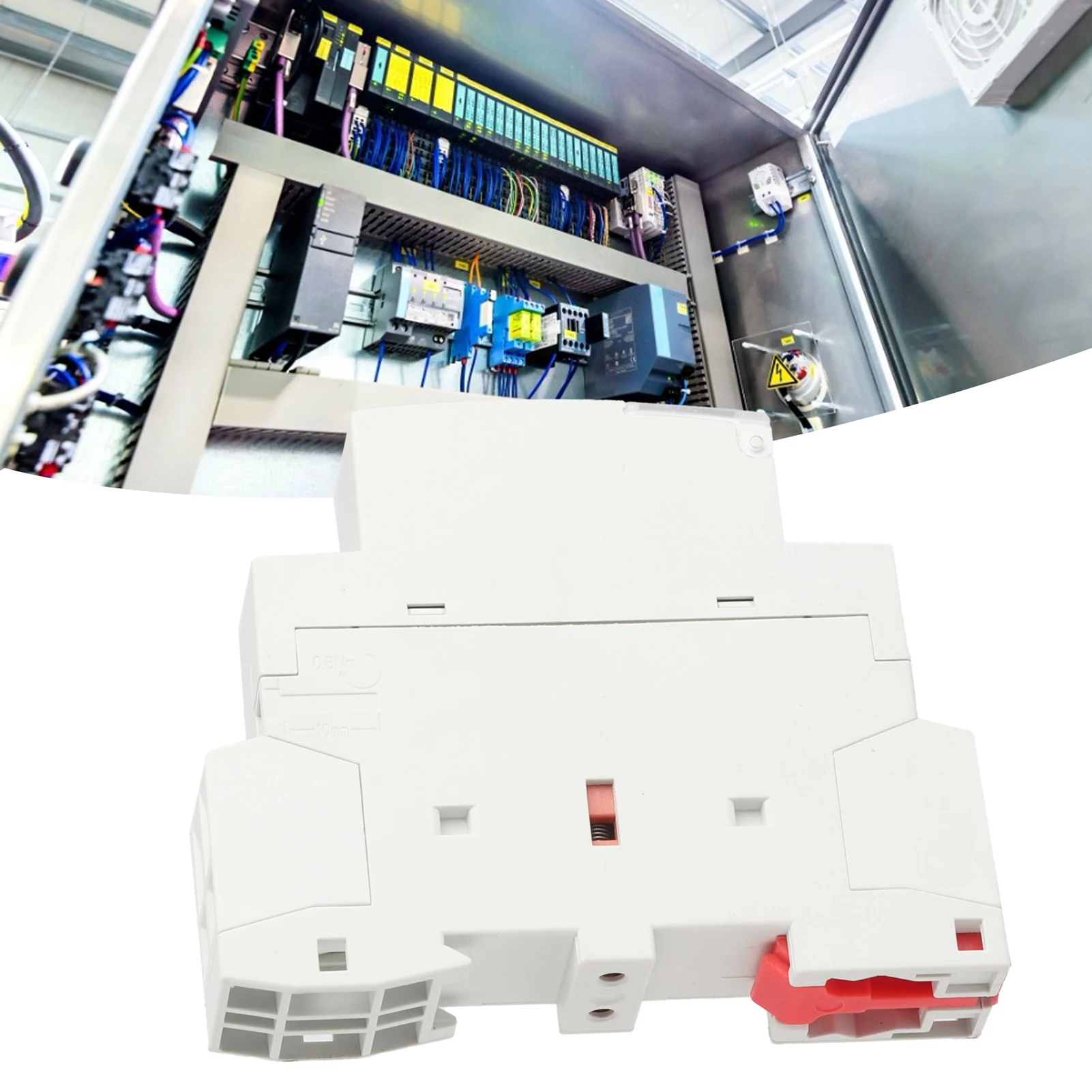 Household  Module Modular Contactor 2P Din Rail Industrial Circuit Control  Module 1NO 1NC 230V GYHC‑25 Household Switch Module