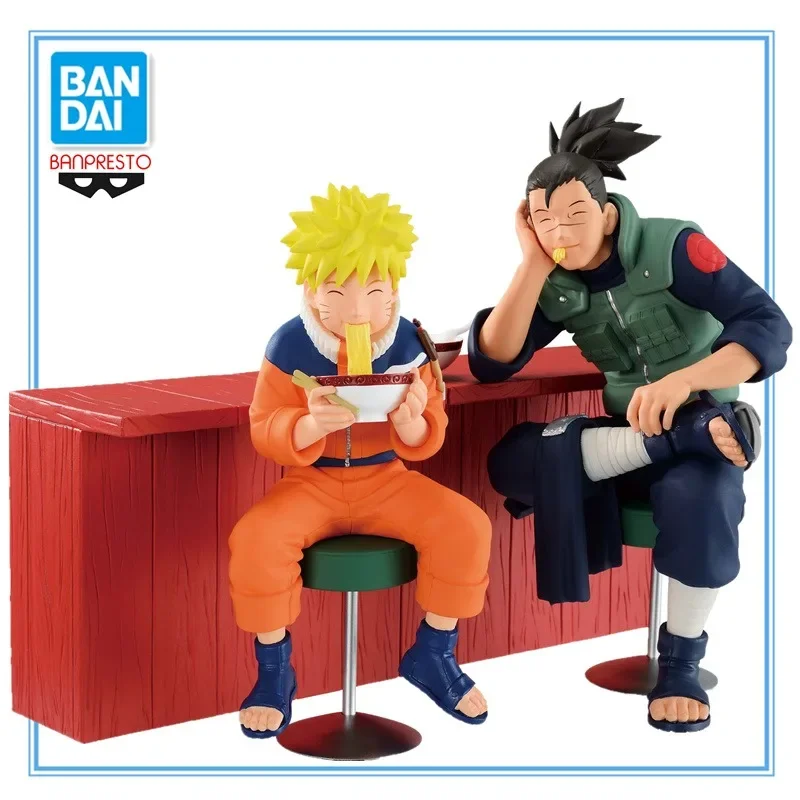

In Stock Original BANDAI Banpresto NARUTO Umino Iruka Uzumaki Naruto PVC Anime Figure Action Figures Model Toys Gifts