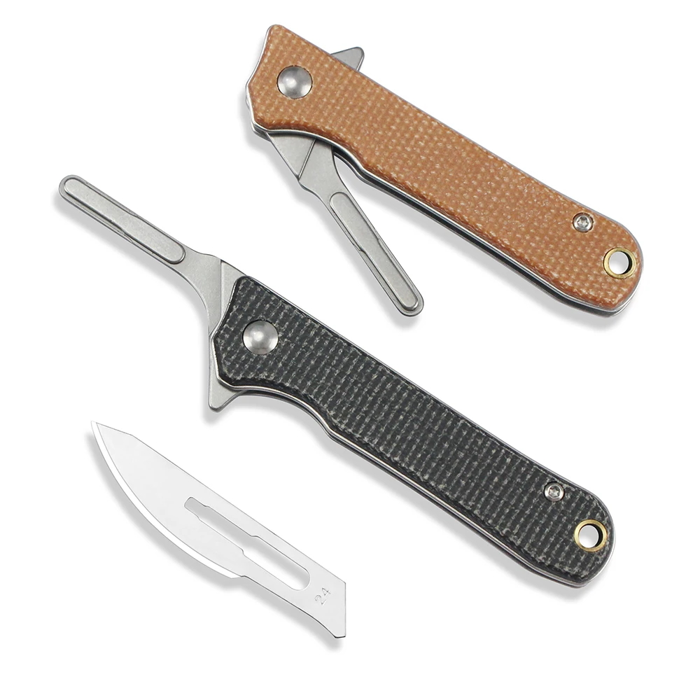 New Mini Portable Scalpel Folding Knife Outdoor Multi-function Utility Knife Pocket Small Surgical Knives Box Cutter Hand Tools