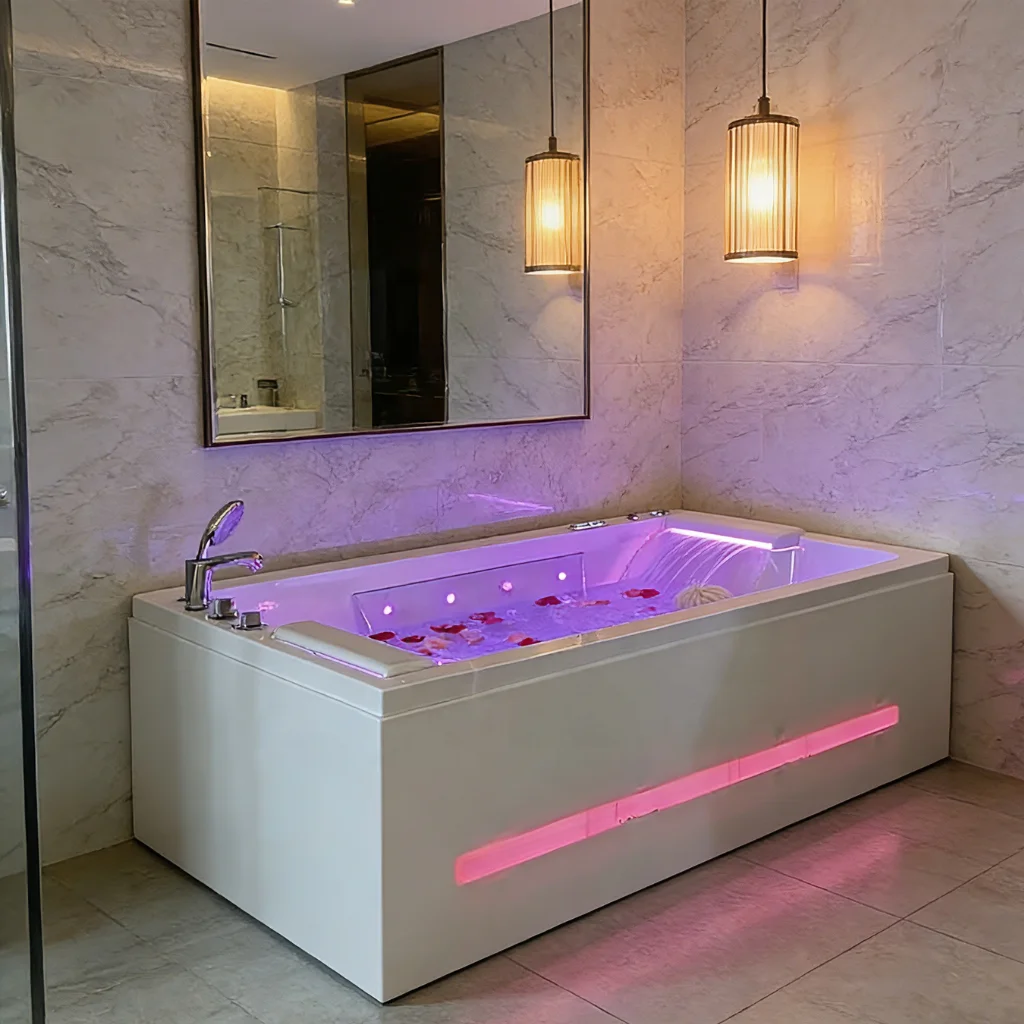 &c 2 Person Luxury Bathroom Bathtub Jacuzi Sexy  Massage Whirlpool SPA Acrylic Bath Tub Hydromassage for Villa