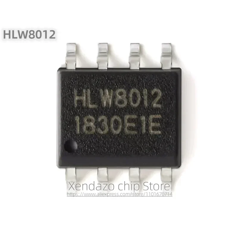10pcs/lot HLW8012 8012 SOP-8 package Original genuine Single phase multifunctional metering/electricity meter chip