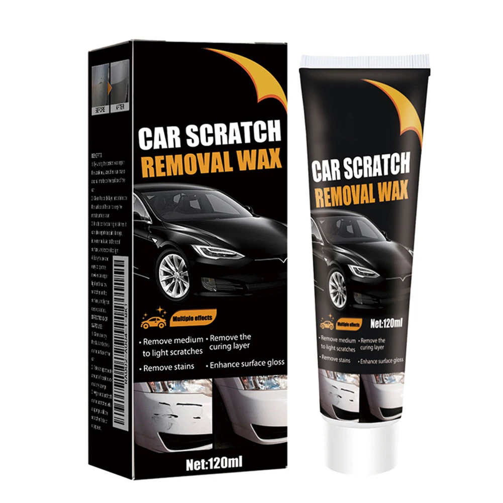 Scratch Repair Paste Polishing Wax Kit Home Use Automotive Repair Microfiber Wipe Included For Quick Scratch Fix