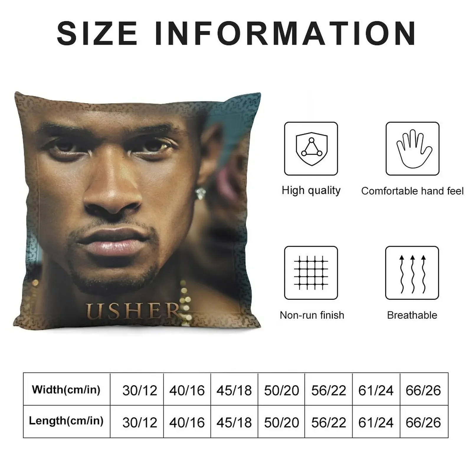 Usher Confessions Throw Pillow Cushions For Children Anime Cushions For Sofa pillow