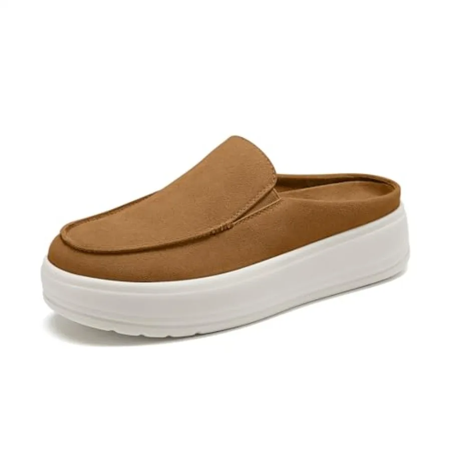 

Women's Slip On Platform Mule Shoes Comfortable Memory Foam Lightweight Round Toe Clogs for Work Walking