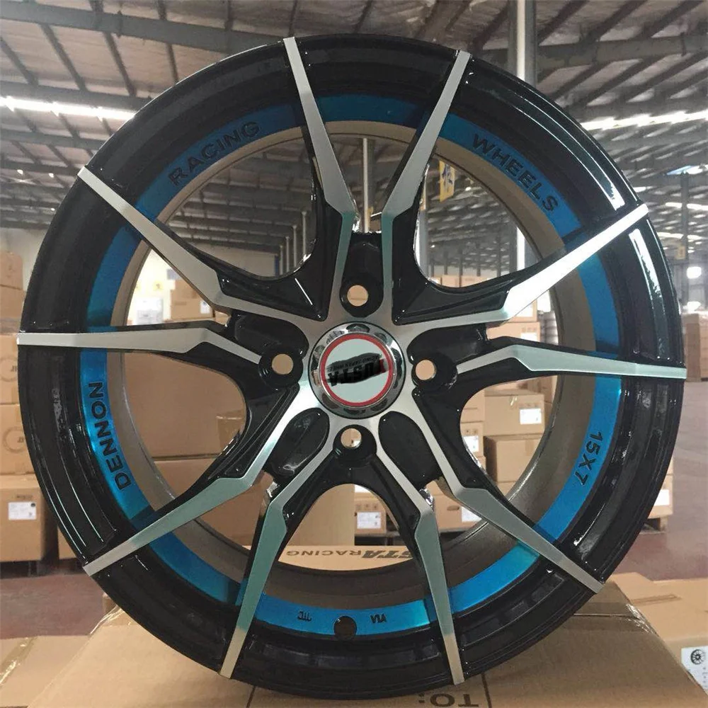 7003  New Design 14x5.5/15x7.0/16x7.25/17x8.25 Inch Passenger Car Alloy Wheels Rims For Car Sale