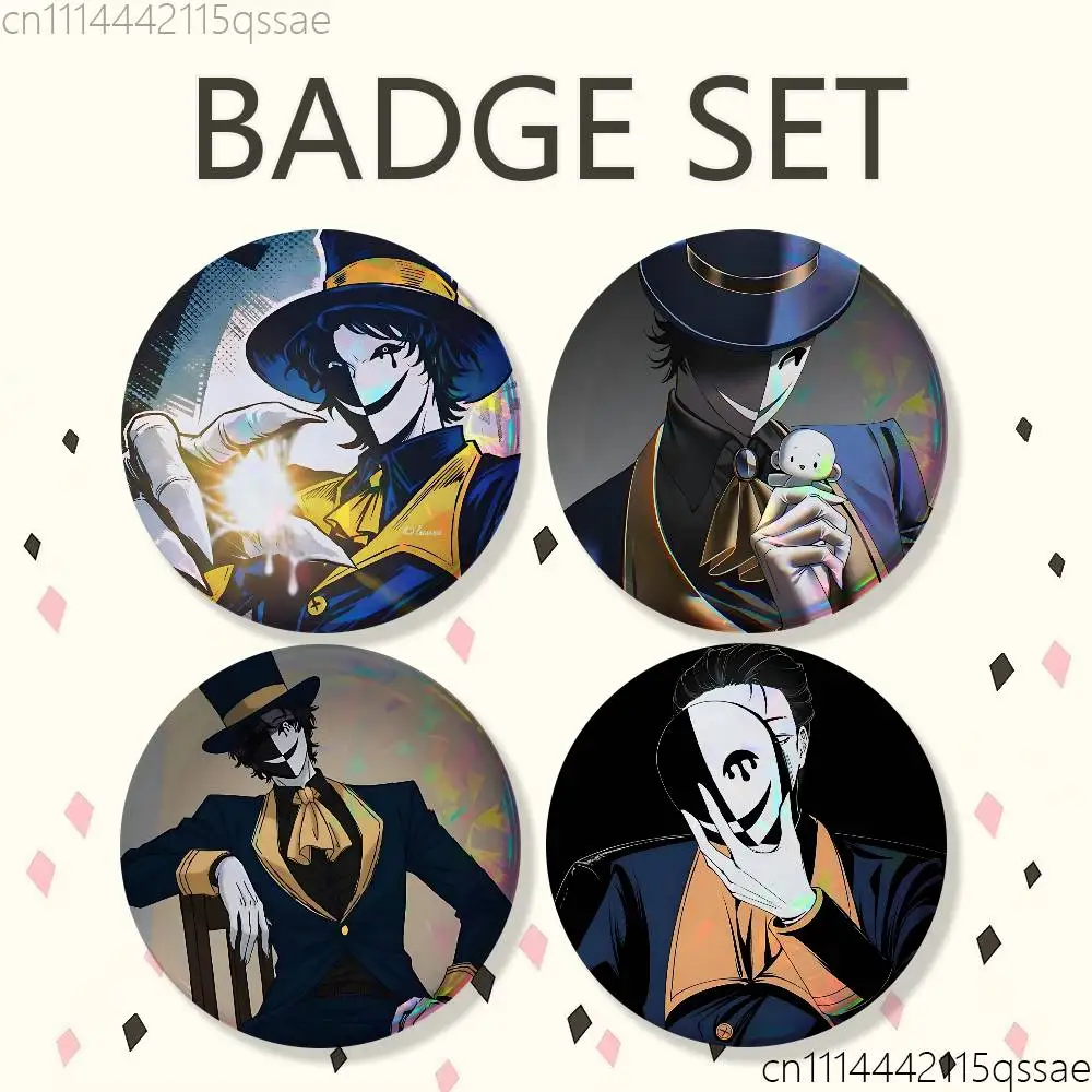 Ticket Taker F-Freak Circus 25mm 75mm 44mm 58mm 32m Coin Badges Personalized Handmade Round Brooches Pins Accessory