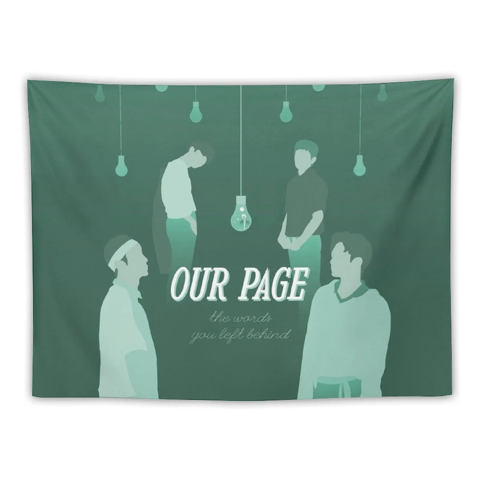 our page: the words you left behind - shinee Tapestry Home Decor Accessories Bed Room Decoration Tapestry