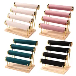 4 Tiers Bracelet Holder Bracelet Displays for Cabinet Home Shop
