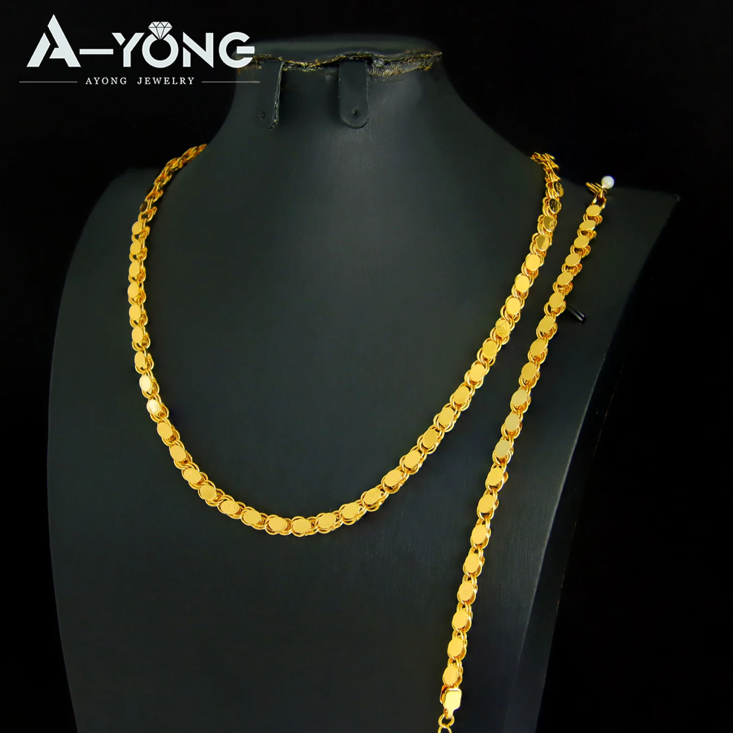 

Luxury Dubai Gold Wedding Jewelry Set 21k Gold Plated Italian Fashion Necklace Bracelet Moroccan Women Vintage Marry Jewelrys