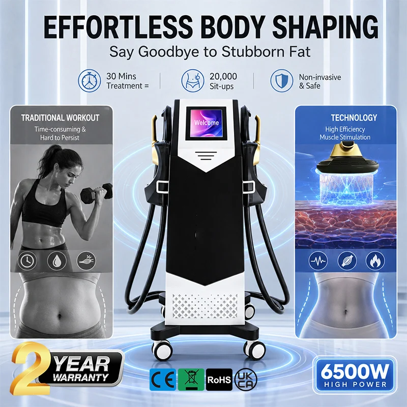 2026 Dual-Control Four-Way Vertical Beauty Instrument Magnetic Muscle Enhancer for Abdominal Training