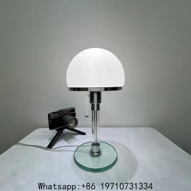 for Nordic Bauhaus Mushroom Table Lamp Creative Simple LED Light for Study Room Home Decor Modern Desk Lighting Fixture