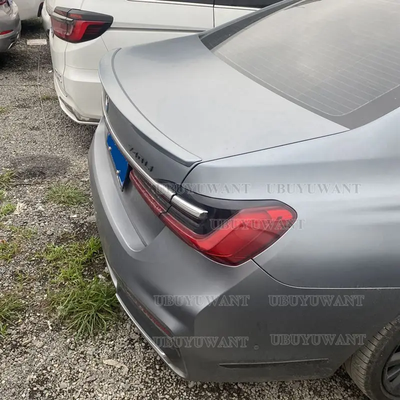 ABS Racing Rear Trunk Spoiler Wing Paint Color Lip P Style For BMW G11 G12 7 Series 740i 750i Sedan 2016 2017 2018 view 6