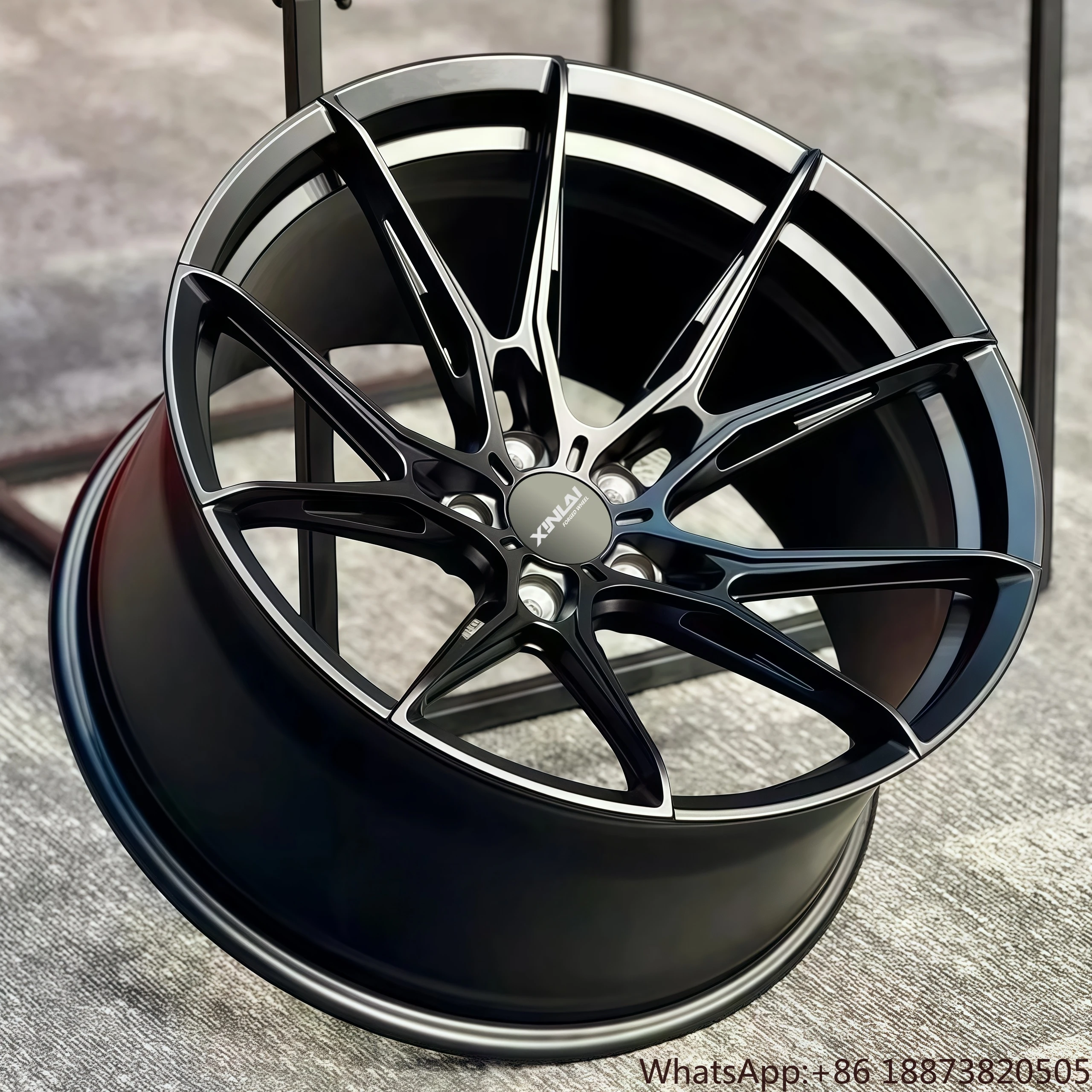 

XINLAI матовый черный моноблок кованое колесо на заказ глубоковогнутые автомобильные колеса из алюминиевого сплава для Amg Nismo bmw Deep Dish Wheels