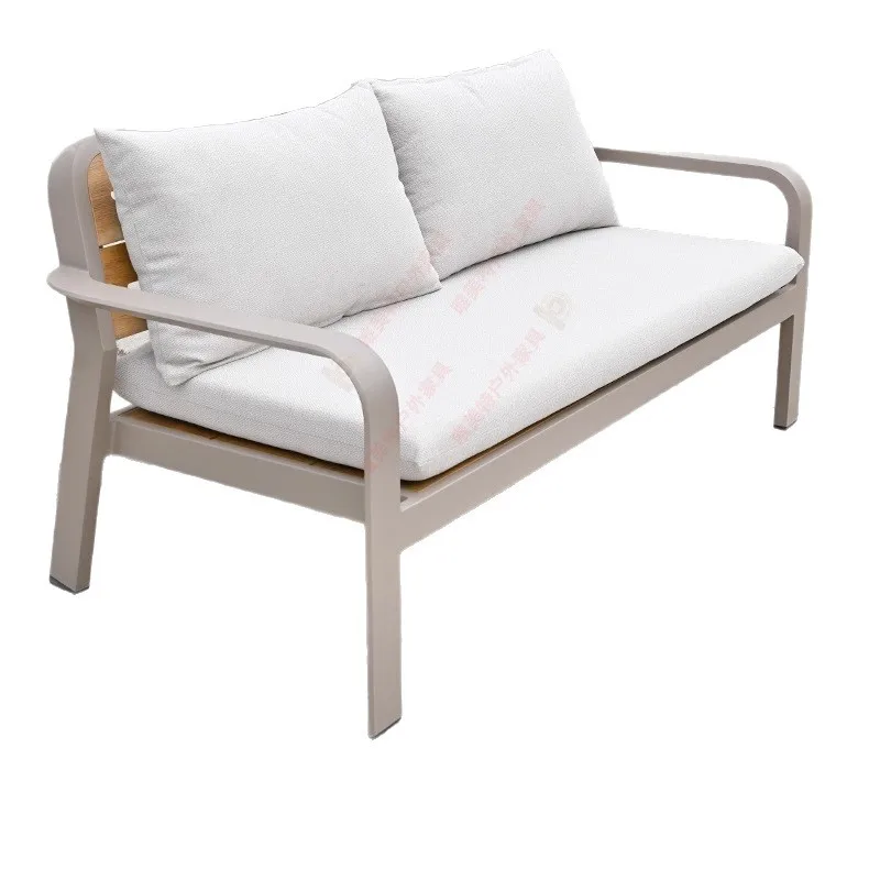 Outdoor Sofa Courtyard Leisure Outdoor Sofa Bed Beach Hotel Pool Round Beds Balcony Lounge Chairs Villa Furniture