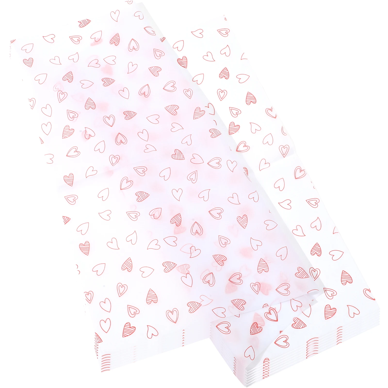 

Heart Patterned Tissue Paper For Gift Wrapping Flower Craft Bouquet Wrap Material Decorative Packing Sheets Handcraft