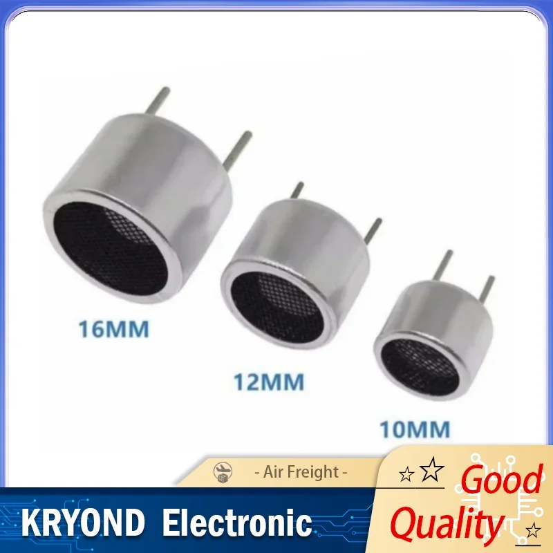 Ultrasonic Sensor Probe TCT40-16T/R 40kHz 10mm-16mm Transmit Receive Black Metal Shell for Detection Systems