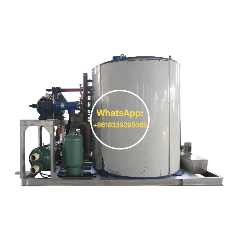5000kg/day Air Condensing 5ton Flake Ice Make Machine Automatic Industrial Use Ice Maker Machine Supermarket Ice Machine