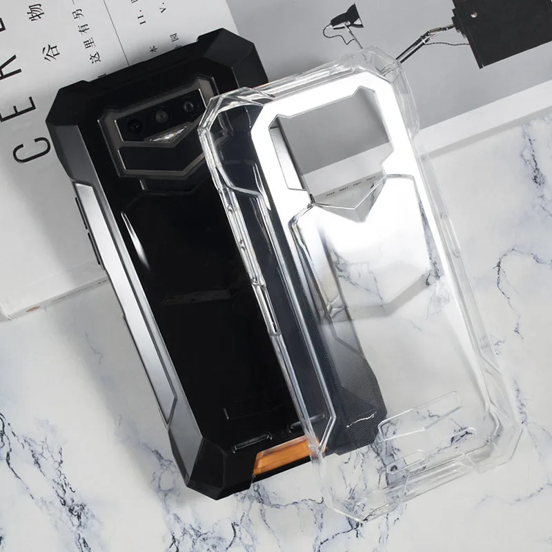 Etui na telefon komórkowy Doogee S89 Pro TPU Silicone Simple Protective Soft Shell Cover Black Transparent Cases For Doogee S89Pro