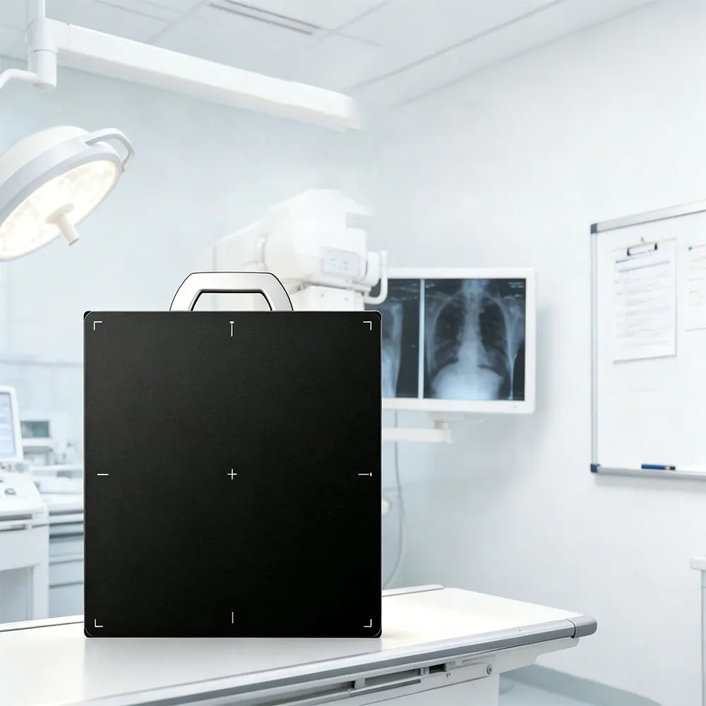 High Resolution Digital X-Ray Wireless Flat Panel Detector With 14x17 Inch A-Si TFT for DR Radiography System
