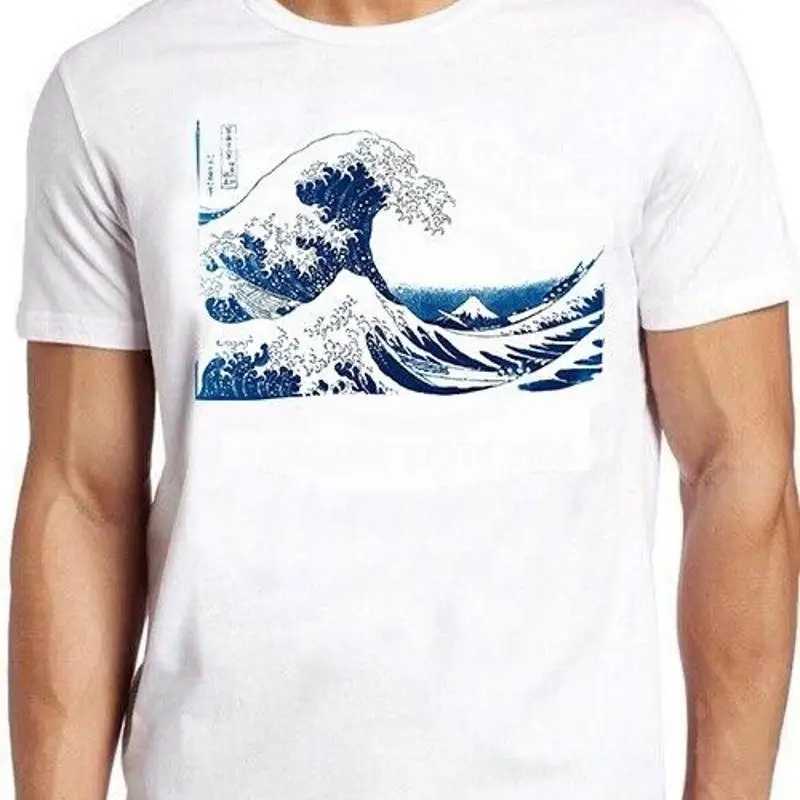 Gran ola de Kanagawa Japón mejor película de culto japonés música regalo camiseta M934