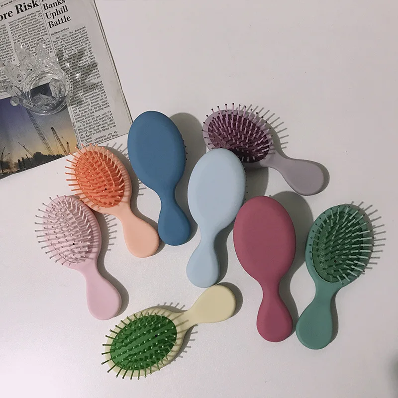 1pcs Mini Detangler Hair Brushes Massager Anti Static Air Bag Hair Comb Wet and Dry Portable Hairbrush Salon Styling Accessories