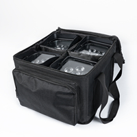 Portable Bag for Battery Uplights Par Light DJ Stage Lighting Bag Par Light Bag for（4）20*14.5*14.5CM/for（4）18*18*10CM Par Light