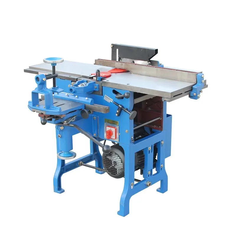 New Push Bench Multi Function Woodworking Machine Electric Planer Jointer Thicknesser Mortiser Table Saw 10 in 1