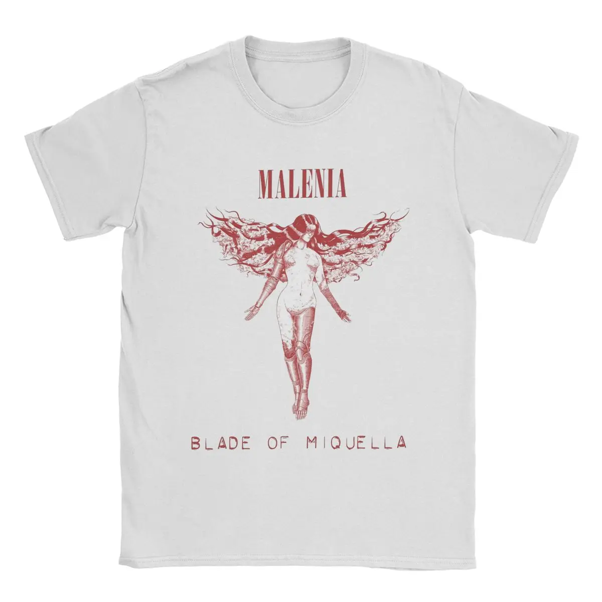 Casual Malenia Blade Of Miquella T-Shirts Men Women's 100% Cotton Angel Dark Souls Tees Shirt Birthday Present Clothing