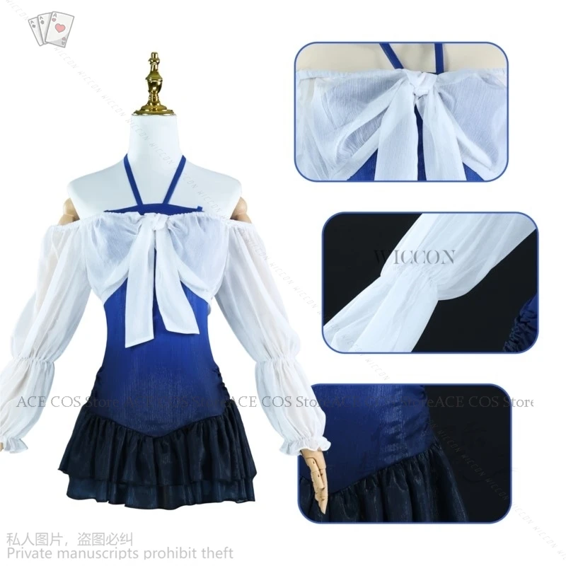 

Anime Game P5X Costume Closer Girl School Uniforms SKIRTS Set Halloween Carnival Party Outfit For Woman Swimmingwear Sexy Suit