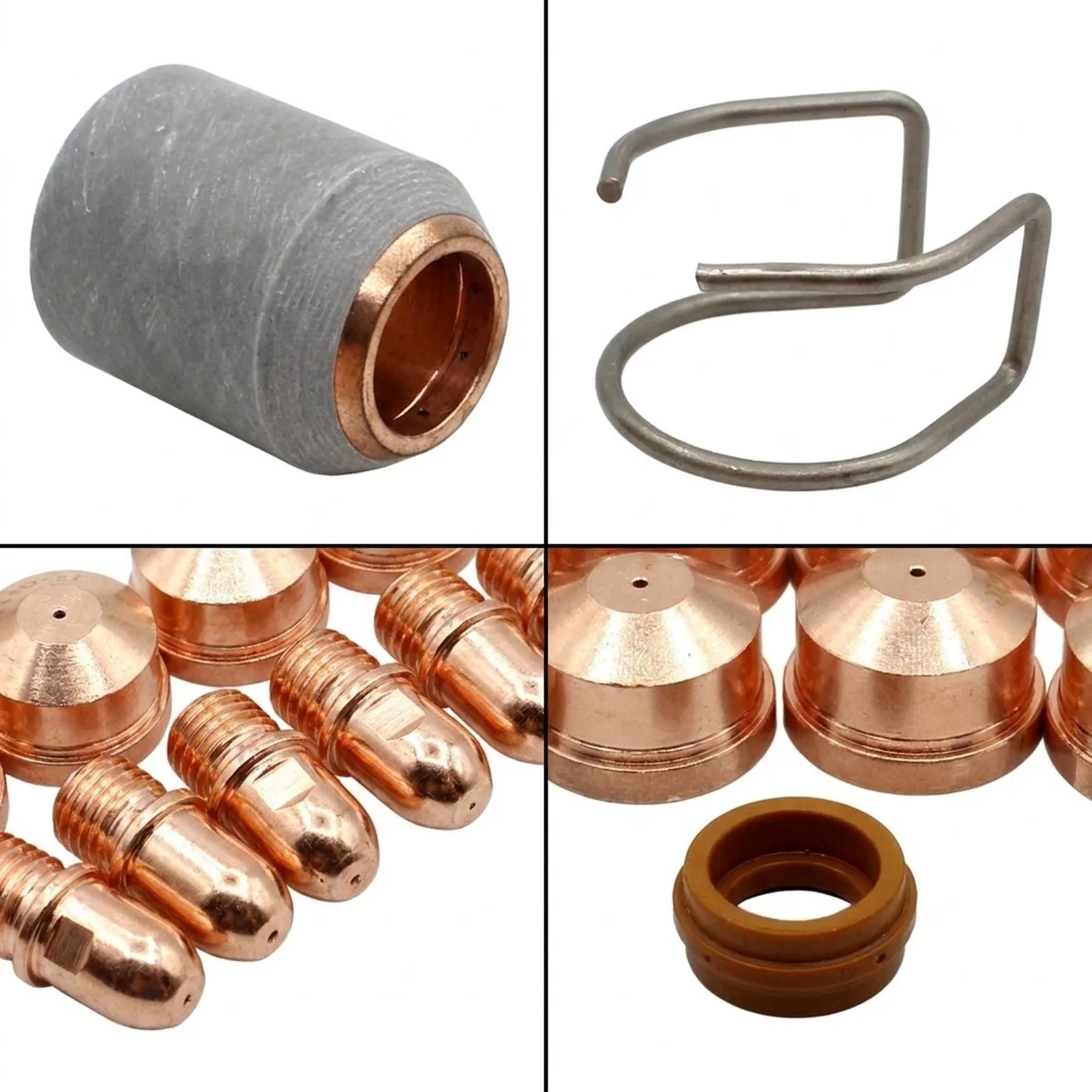 23pcs for plasma for torch Electrode PR0101 Nozzle PD0101 and Additional Consumables PC0109 Gas Ring Spring Guide for A101 for