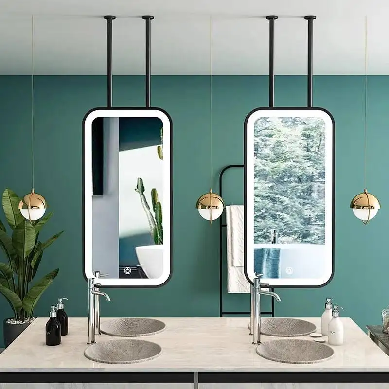 Dressing Table Mirror Bedroom Flower Nose Mirror With Light Cheap Room Decor Home Setup Decoration Aesthetic Small Mirrors