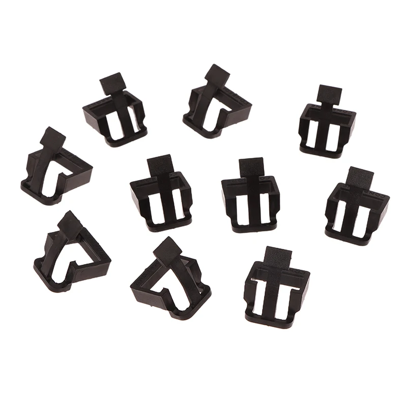 10Pcs Network Cable Crystal Head Buckle Replaceable RJ45 Plug Protective Cover Latch For RJ45 Cable Repaire Parts