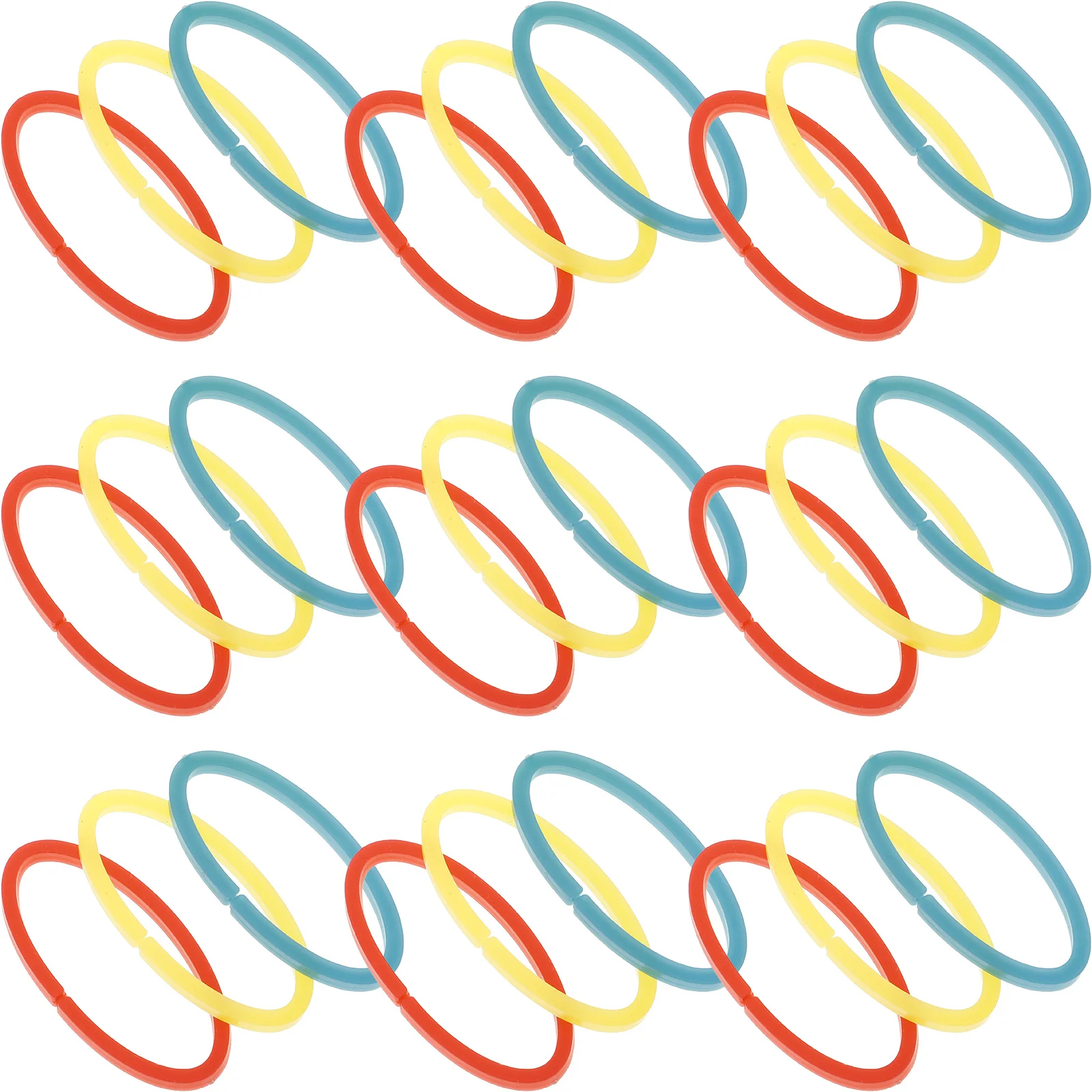 

42 Pieces Connecting Chain for Kids Math Teaching Aids 2 Bags Material Experiment Equipment Primary School Science Tools