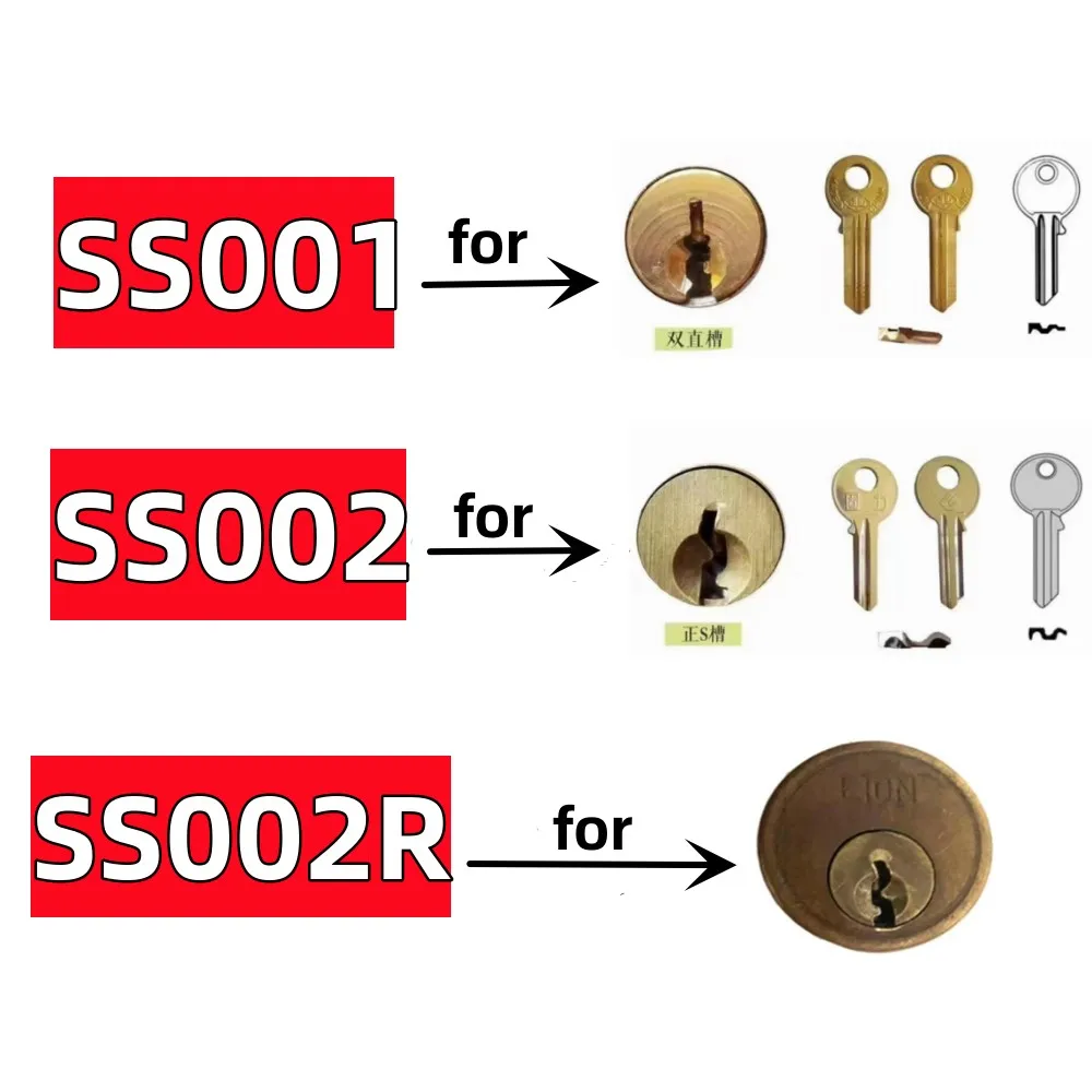 2025 new Lishi STYLE 2 in 1 Tool SC4 SS001 SS002 PRO KW1 KW5 SC1 Locksmith Tools for Home Door Civil Locks