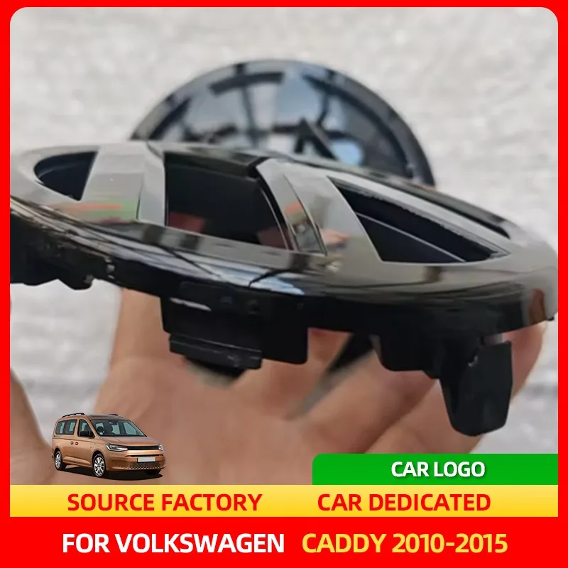 Emblems 2026 Hot Emblems Replacement 138mm 110mm Car Front Grille Badge Rear Trunk Emblem Lid Logo For Caddy 2010-2015 Front and