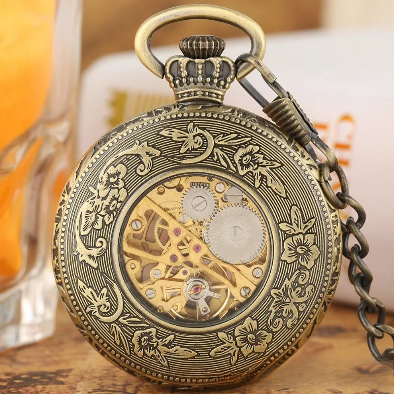 Retro classic gift pocket watch Roman crown crown manual mechanical pocket watch