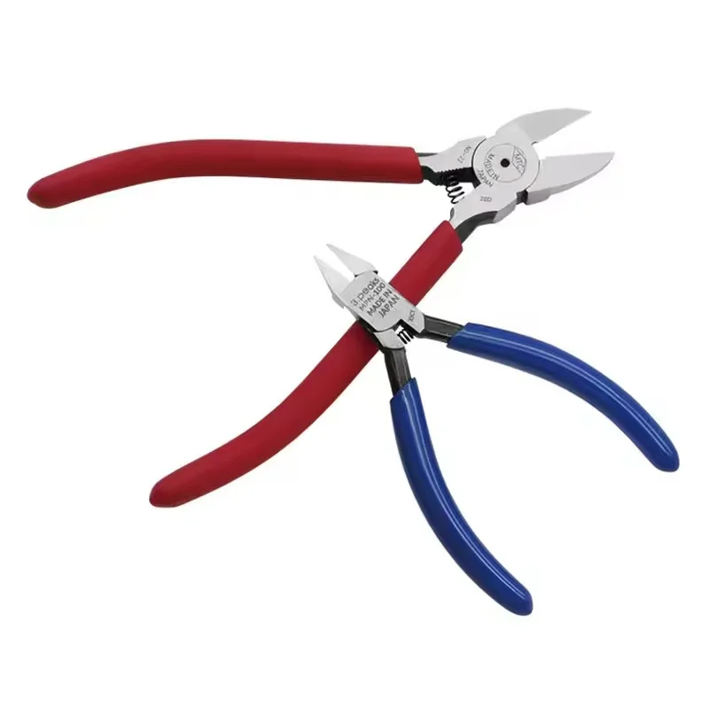 5/6-inch Diagonal Flush Cutter Ultra-Thin Blade Sprue Nippers for Model Kits Electronics, Precision Wire Cutters Non-Marring