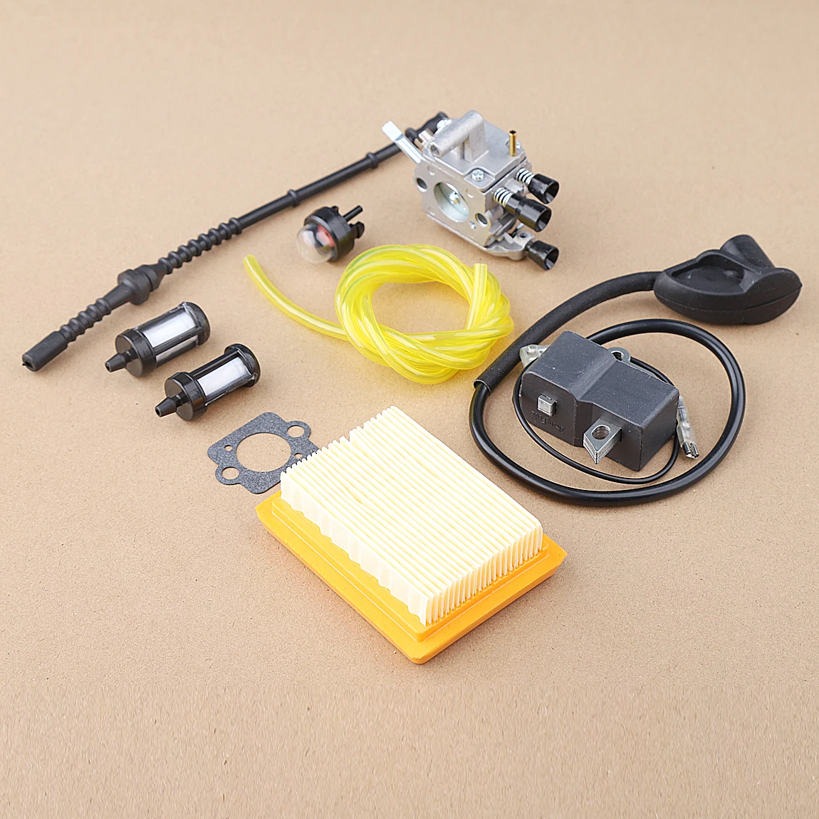 Imagem -04 - Filtro de ar do Carburador para Stihl Fs120 Fs200 Fs250 Fs300 Fs350 Roçadeira Aparador de Grama Substituir 4134 120 0603 4134 400 1301