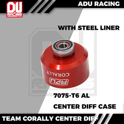 ADU RACING 7075-T6 Caja diferencial CENTRO para TEAM CORALLY CARS