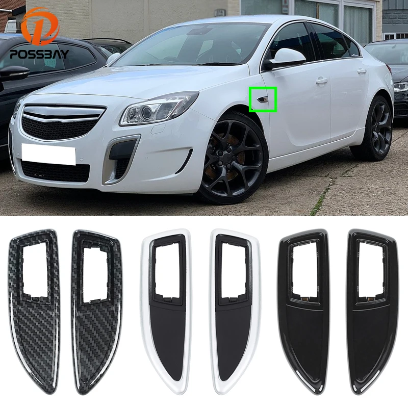 1 Pair Car Side Indicator Surrounds Cover Trims for Vauxhall/Opel Insignia Astra Corsa Zafira MK1 MK2 MK3 MK4 MK5 Exterior Parts