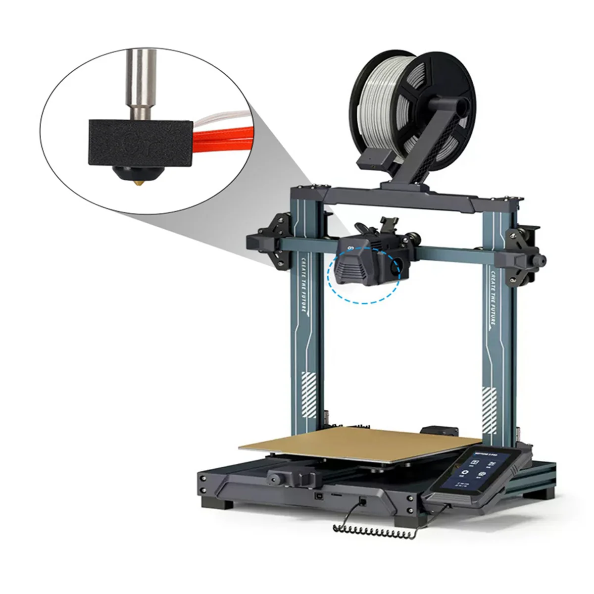 3D Printer Hotend Heating Block Kit for Neptune 3 Pro/3 Plus/Max, 3D Printer Accessories Replacement Print Head Kit