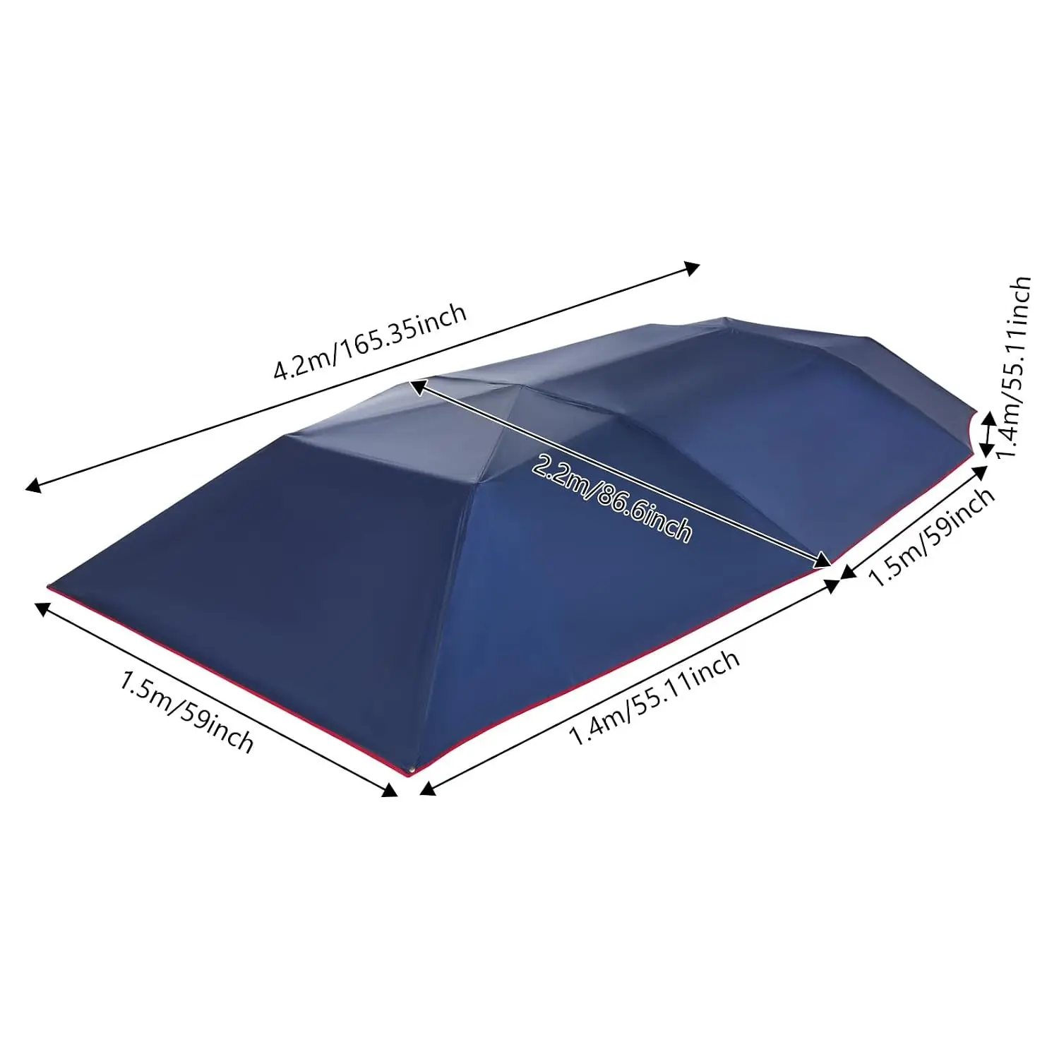 Semi Automatic Roof Mount Car Tent for Sedan & SUV, Customized