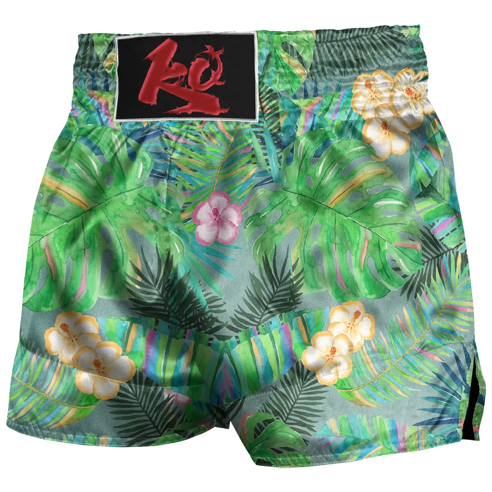 Muay Thai Shorts Boxing Shorts Trunks Kick Martial Arts Training Gym Clothing