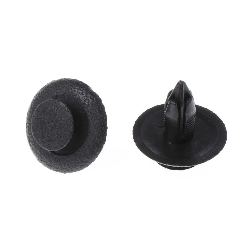 50 Pcs Black Car Door for Fender Trunk Fastener Panel Clips Rivet 6mm Hole For M