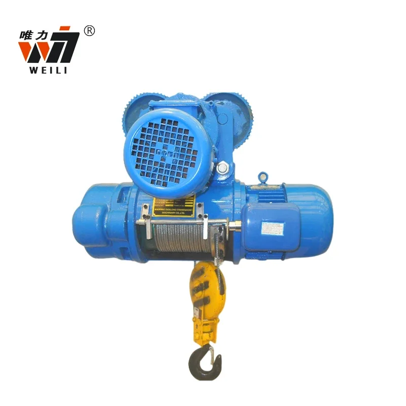 Crane High Quality Wireless Remote Control CD Type Electric Hoist Electrical Wire Rope Hoist